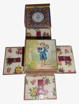 Here We Have A Fall Flap Needle Case With A Lovely - Paper #2550836