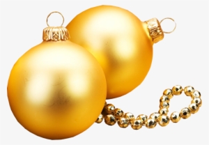 Share This Image - Gold Christmas Ornaments Vector #2553737