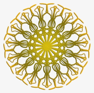 Golden Mandala - Mandala Dourada Png #2554104