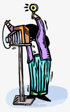 Photographer Royalty Free Vector Clip Art Illustration - Photography #2554318