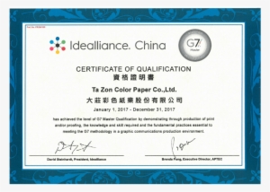 G7 Master - Marche Label & Printing Limited #2555049