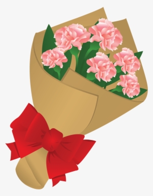 Bouquet Clipart Valentine Rose - Clip Art For Mothers Day Png #2555262