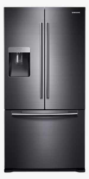 Png Black And White Download Samsung Litre French Door - Samsung Srf582dbls #2555282