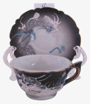 Vintage Dragonware Child's Toy Or Miniature Cup Saucer - Saucer #2555574
