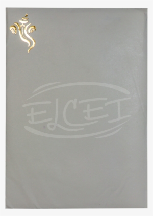 Home Hindu Wedding Cards Pristine White Card With Ganesha - Bee #2555795