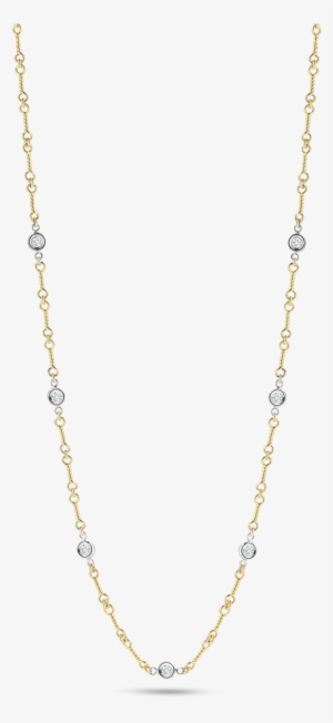 Diamonds By The Inchdogbone Chain Necklace With Diamond - Single Line Pearl Necklace #2555985