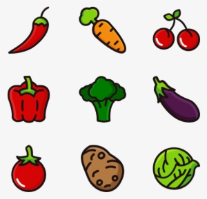Vegetables - Veggies Icon Png Transparent #2556238