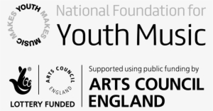 Youth Music & Arts Council Lock Up Logo Black Transparent - Youth Music #2556470