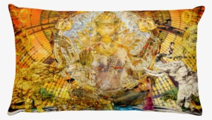 Lakshmi Goddess Art Pillow - Cushion #2556928