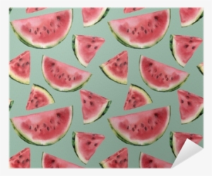 Watercolor Watermelon Semless Pattern - Watercolor Painting #2557358