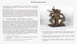 Introduction To One Of The Chief Characters Of Ramayana - Document #2558463