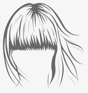 Jpg Royalty Free Download Bangs Drawing Hairstyle - Hair And Beauty #2558861