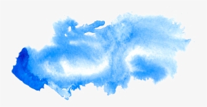 设计 - Color Azul Acuarela Png #2559405