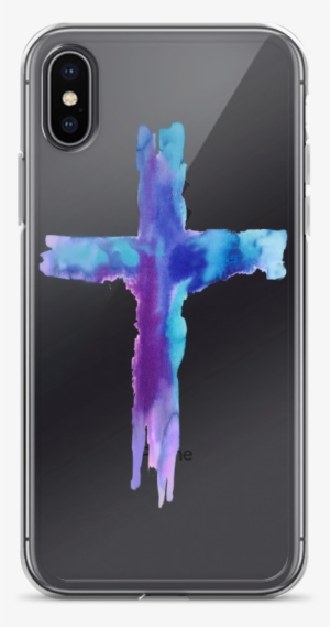 Watercolor Cross Iphone Case - Watercolor Painting #2559656
