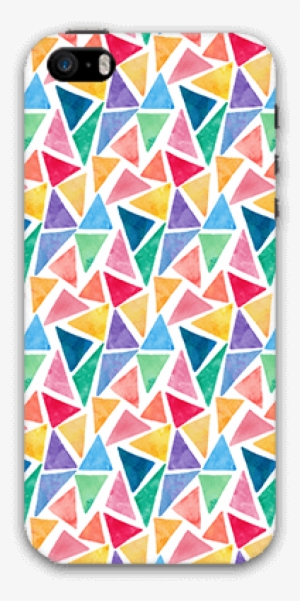 Watercolor Triangles Pattern Iphone 5s Mobile Case - Pattern #2559681