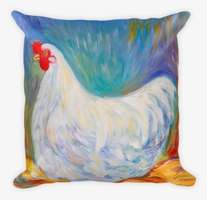 White Hen Pillow - Throw Pillow #2562433