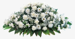 Casket Flower Bouquet Png - Flower Arrangement In Burial #2562490