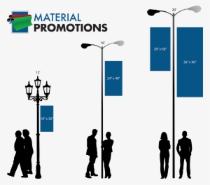 Banner Sizes Are Somewhat Standard In The Industry - Street Banner Size #2562611