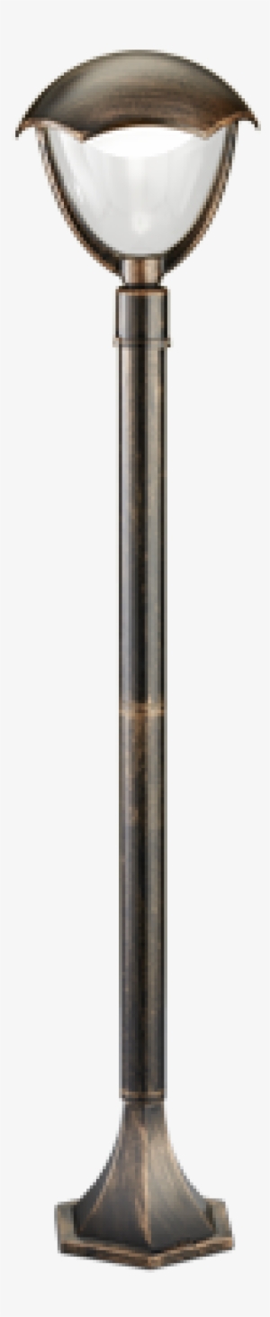 Pole - Outdoor Pole Cappe 100cm Led Antique Rust Modern Ip54 #2563078