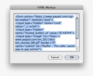 Paypal Markup Item - Mac #2563080