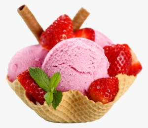 Ice Cream Png Transparent Images - Strawberry Ice Cream Photography #2563372