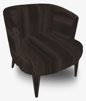 Brown Single Seater Sofa - Studio Couch #2564254