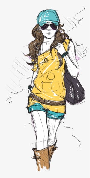 Download Fashion Girl Png Hd For Designing Projects - Samsung Galaxy J2 Cover For Girl #2564592