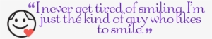 Smile Quotes Png Download Image - Lavender #2565454