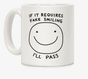 If It Requires Fake Smiling I'll Pass Coffee Mug - Llama Doesnt Want Your Drama #2565924