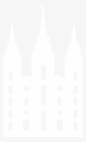 Black And White Download White Clip Art At Clker Com - Salt Lake Temple Png #2566583