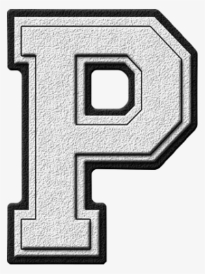Presentation Alphabets Varsity Letter P - Gold Varsity Letter R #2567056