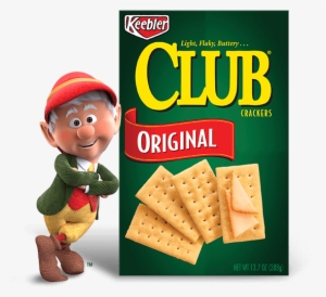 A Buttery Classic On Their Own - Keebler Club Crackers #2567201