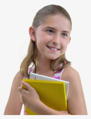 Young Girl Png - Girl Carrying A Book #2567403