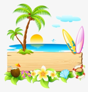 Etiquettes - Cool Summer Vector Backgrounds Png #2568312