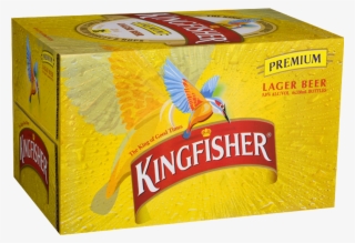 Kingfisher Lager 24 Case - Kingfisher Beer Box Png #2568929