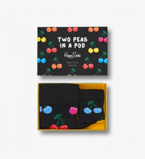 2 Peas In A Pod Gift Box Socks Happy Socks Adult 36 - Happy Socks #2568964