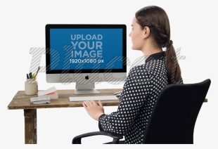 Computer With Student Png #2569023