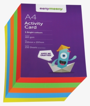 Em A4 160gsm Bright Colour Card Pack, 250 Sheets - Drawing #2569106
