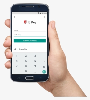 Interactive Brokers Trade On The Go - Hand Holding Phone Png #2569964
