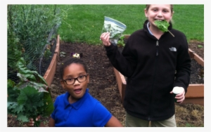 Two Girls Proudly Display Bundles Of Freshly Picked - Fun #2570085