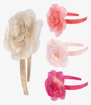 New Rose Flower Floral Headpiece With A Satin Wrapped #2570504