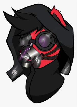 Artist Discorded Joker Clothes Goggles Hood - Gas Mask #2570767