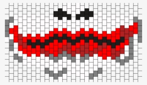 Joker Mask Bead Pattern - Illustration #2570823