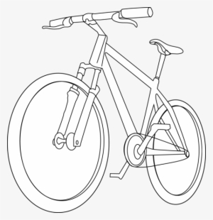 Bicycle Clipart Outline - Imagenes De Bicicleta Para Colorear #2571139