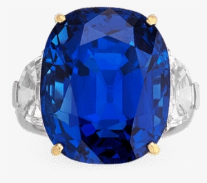 Untreated Burma Sapphire Ring, - Cocktail Ring - Untreated Burma 35.07 Carats Blue Sapphire,diamond #2572187