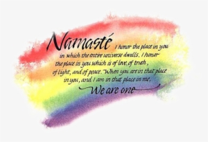 Namaste Welcome Png Download - Namaste Traduction En Francais #2572425