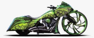 Green - Ballistic Cycles Bagger #2572745