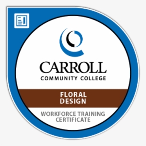 Digital Badge Floral Design - Carroll Community College #2573454