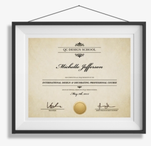 Become A Certified Design Professional With Qc Design - Qc Design School Certificates #2573474