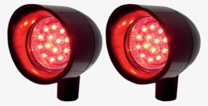 Turn Signals & Marker Lights - Vizor Lights V5201r Small Red Led Signal Lights #2573893